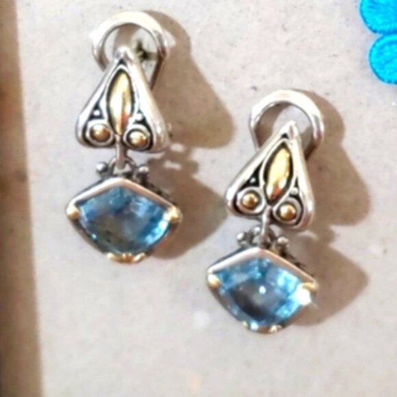 John Hardy Jewelry - John Hardy Blue Topaz Earrings